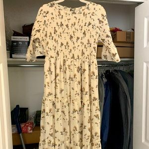 JessaKae Wondering Willoughby Dress in Yellow Floral